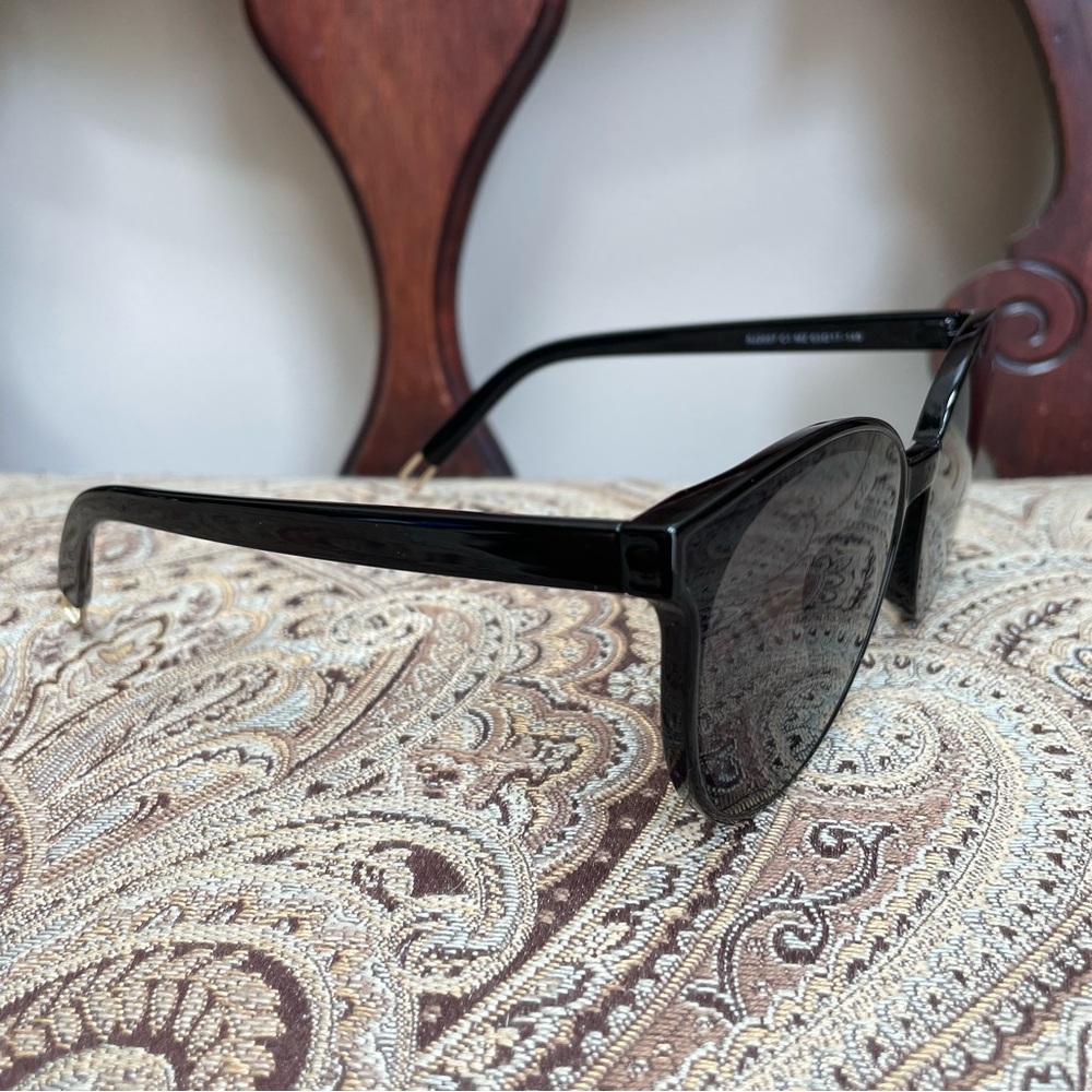 NWOT Sojos Black Mirrored Cat Eye Together Sunglasses UV400 Sunnies - Picture 9 of 12